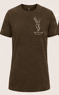 T-shirt Traqueur — Brun terre