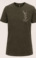 T-shirt Traqueur — Kaki foncé